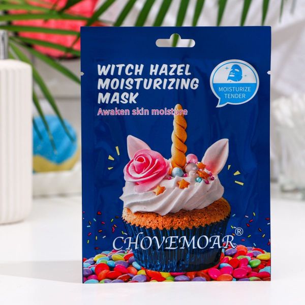 Toning mask with witch hazel extract "CHOVEMOAR".(10128)